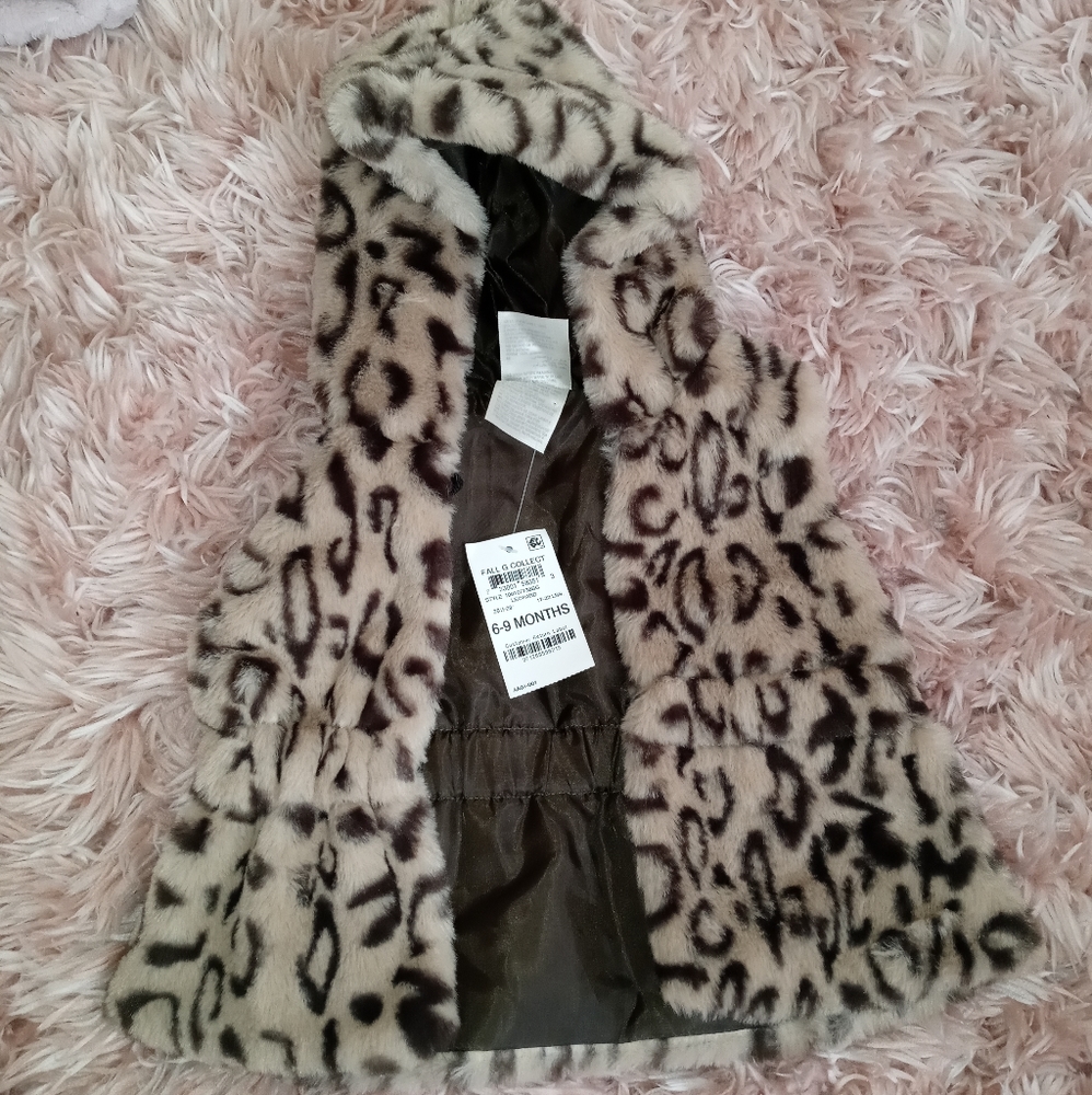 Leopard, toddler vest